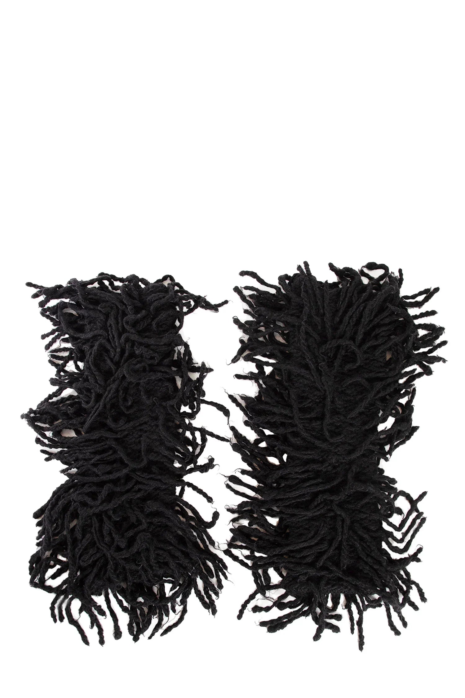 ANN DEMEULEMEESTER UNISEX BLACK GLOVES - Antonioli.eu