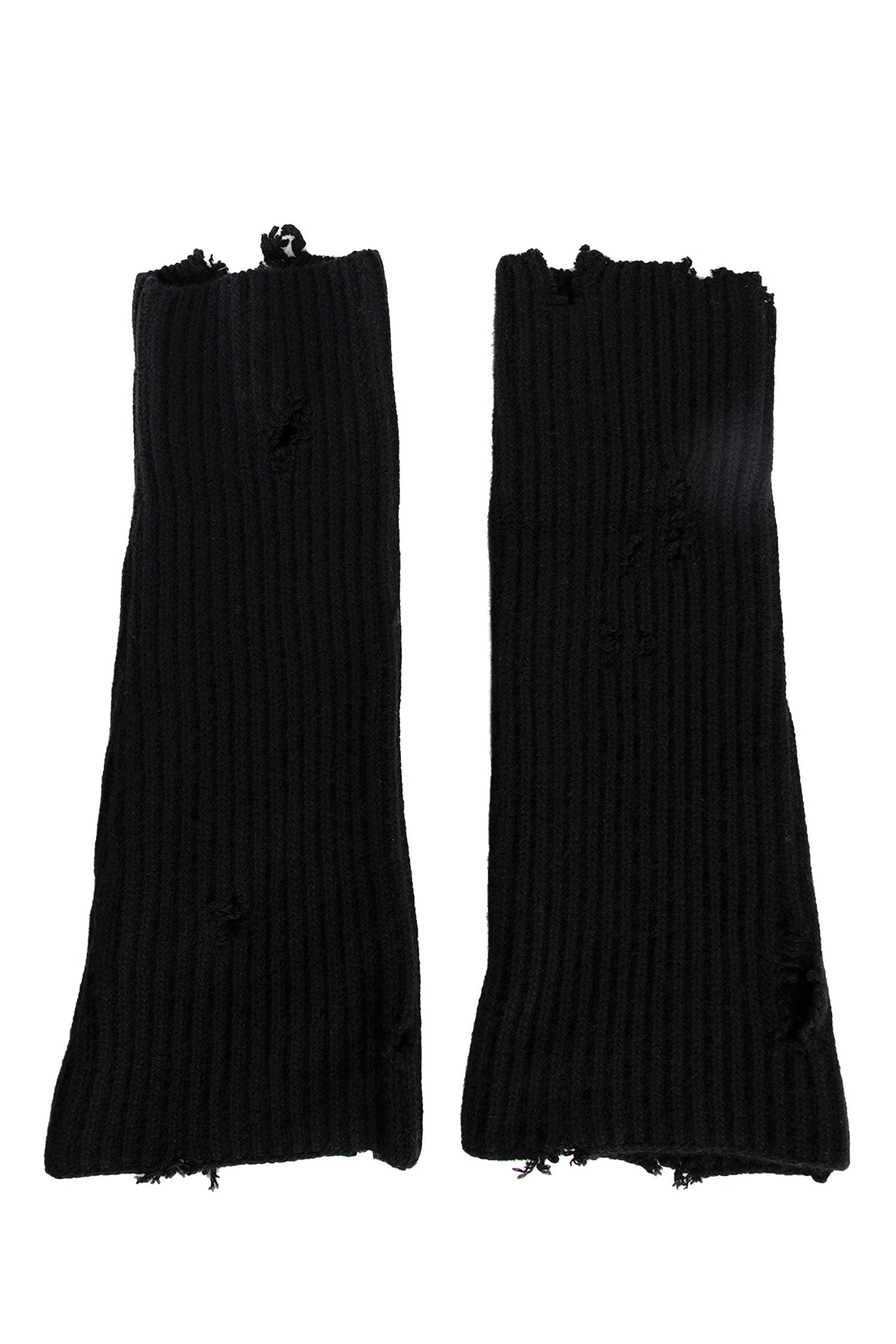 ANN DEMEULEMEESTER UNISEX BLACK SOCKS