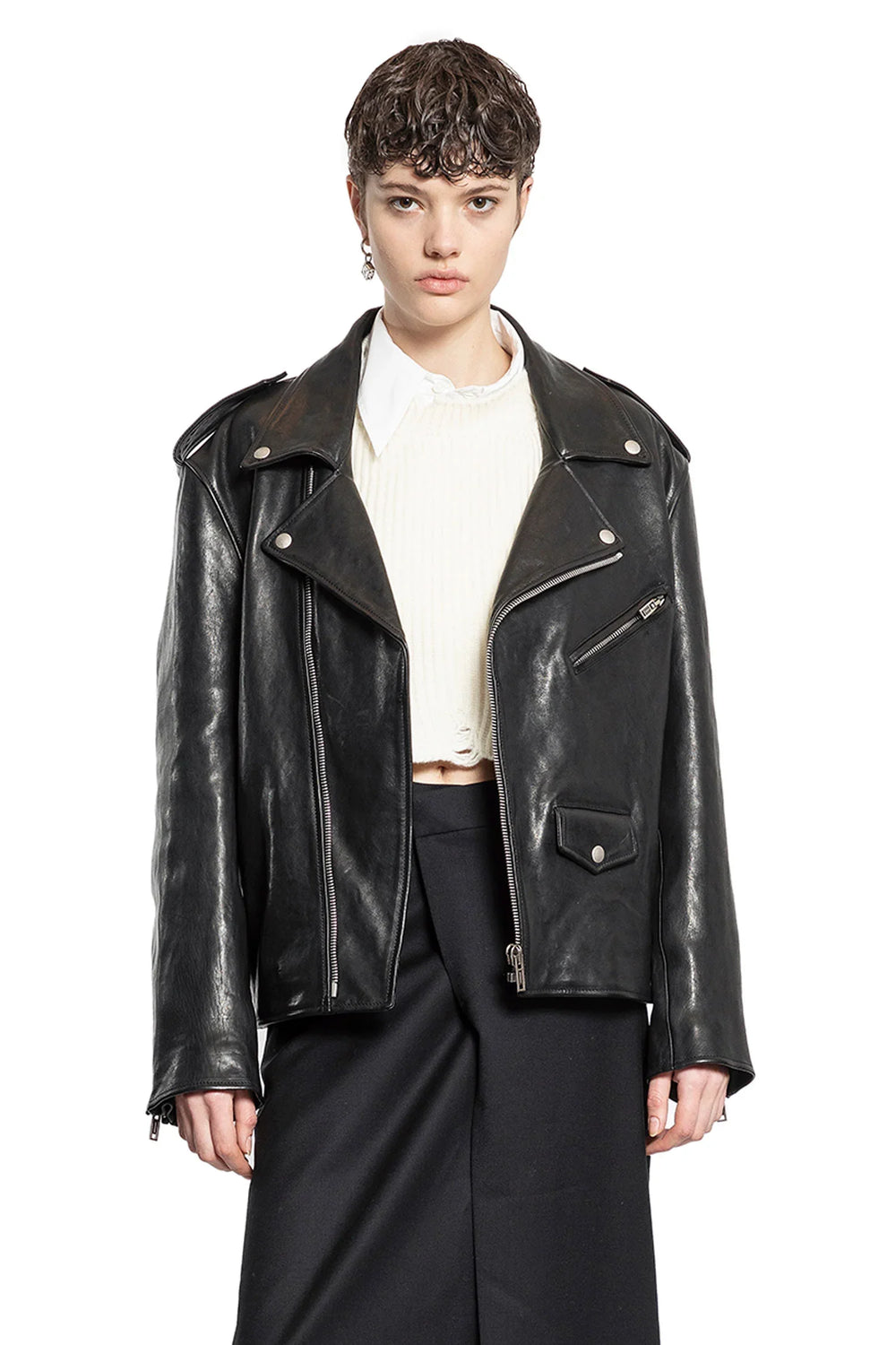 ANN DEMEULEMEESTER Anu Perfecto Jacket woman