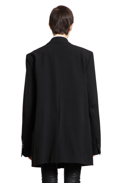 ANN DEMEULEMEESTER WOMAN BLACK JACKETS