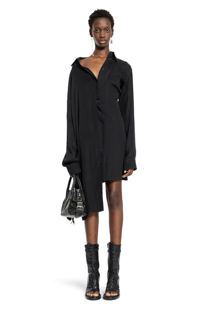 ANN DEMEULEMEESTER WOMAN BLACK DRESSES