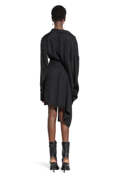 ANN DEMEULEMEESTER WOMAN BLACK DRESSES