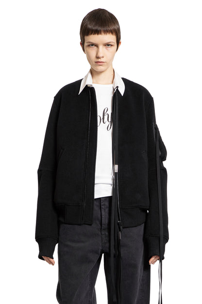 Antonioli ANN DEMEULEMEESTER WOMAN BLACK JACKETS