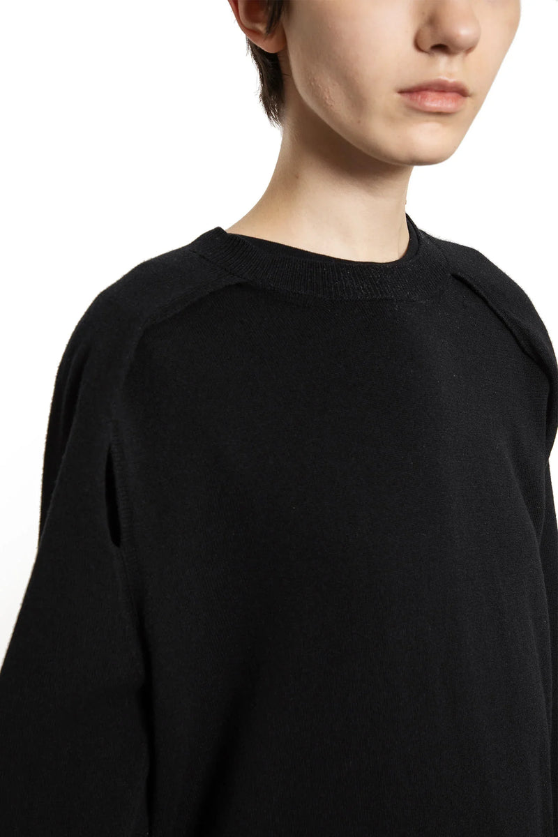 Ulu Sweater in Wool Cashmere Flannel Knit - Antonioli.eu