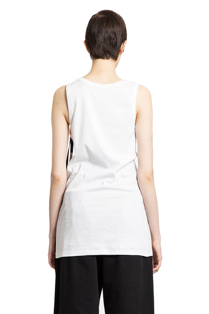 ANN DEMEULEMEESTER WOMAN WHITE T-SHIRTS & TANK TOPS