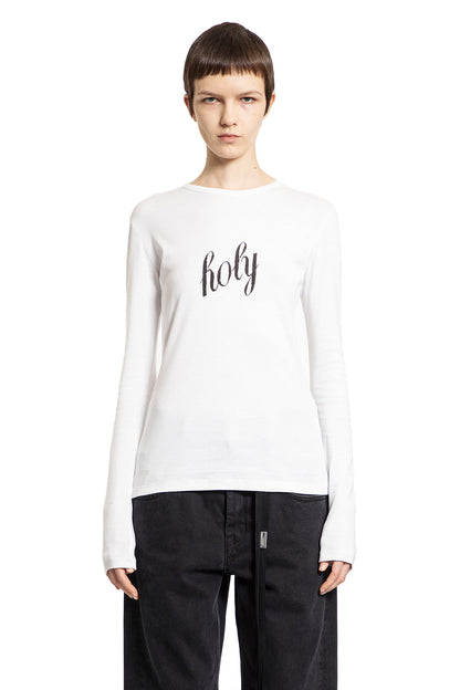 Antonioli ANN DEMEULEMEESTER WOMAN WHITE T-SHIRTS & TANK TOPS