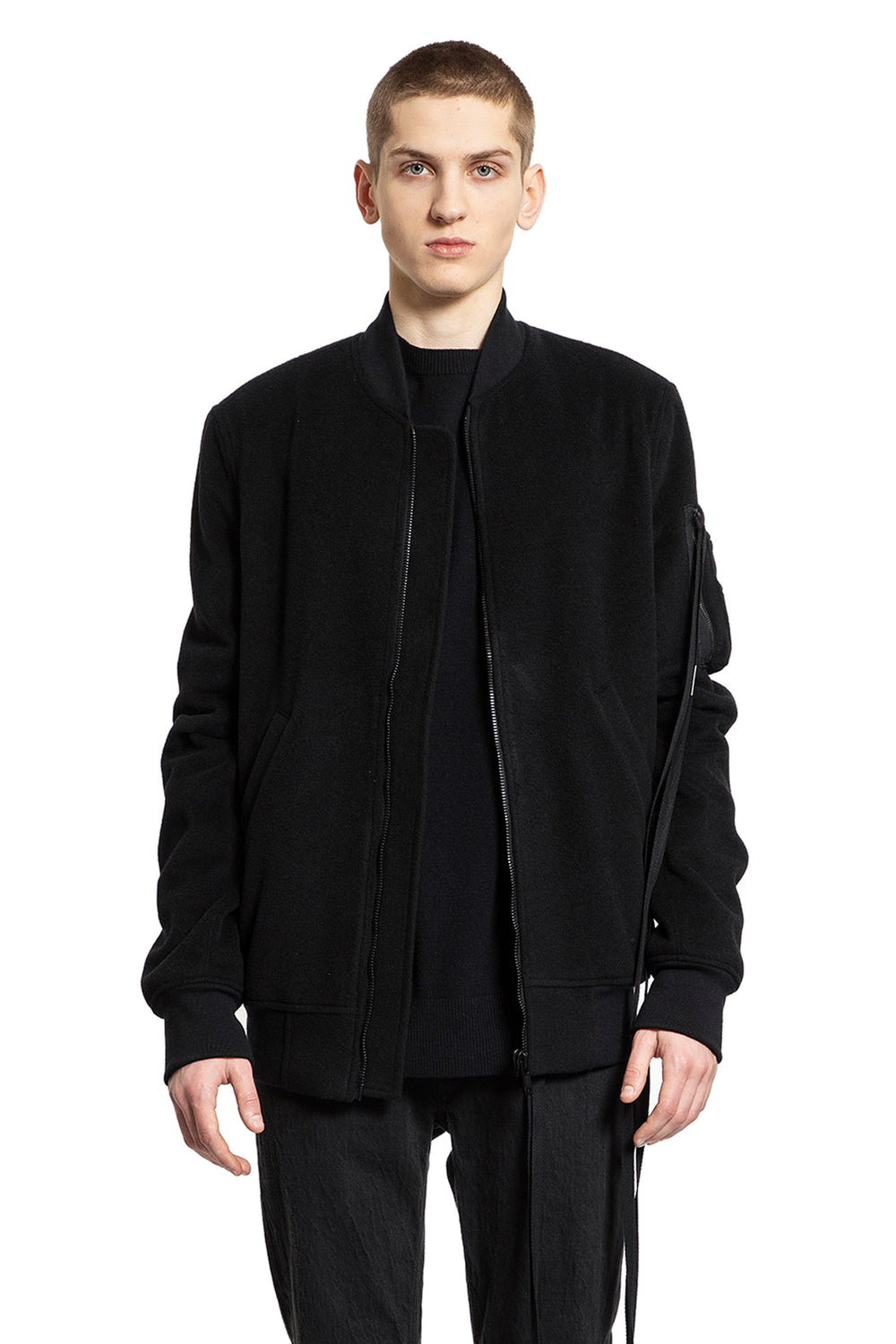 ANN DEMEULEMEESTER MAN BLACK JACKETS