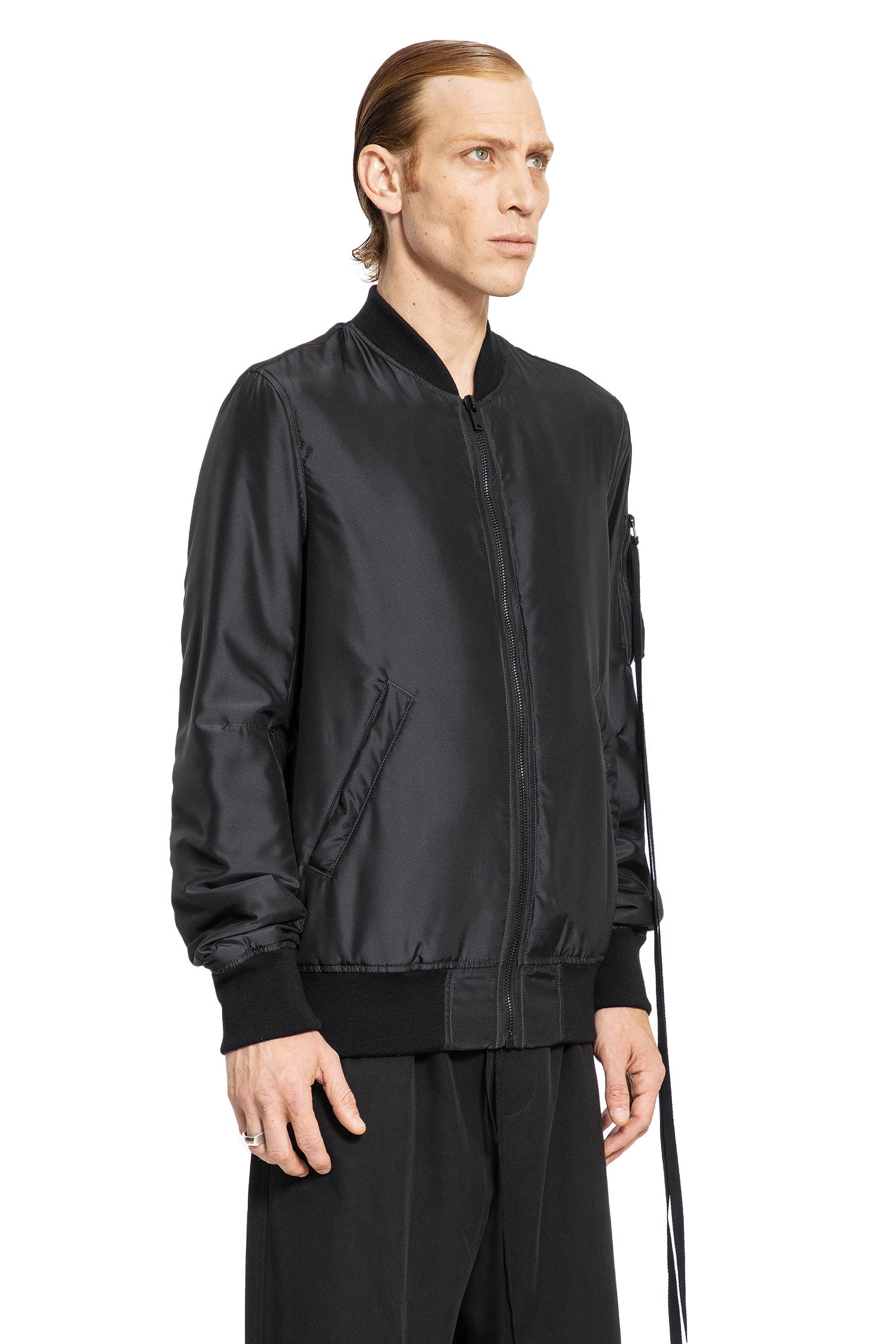 ANN DEMEULEMEESTER MAN BLACK JACKETS