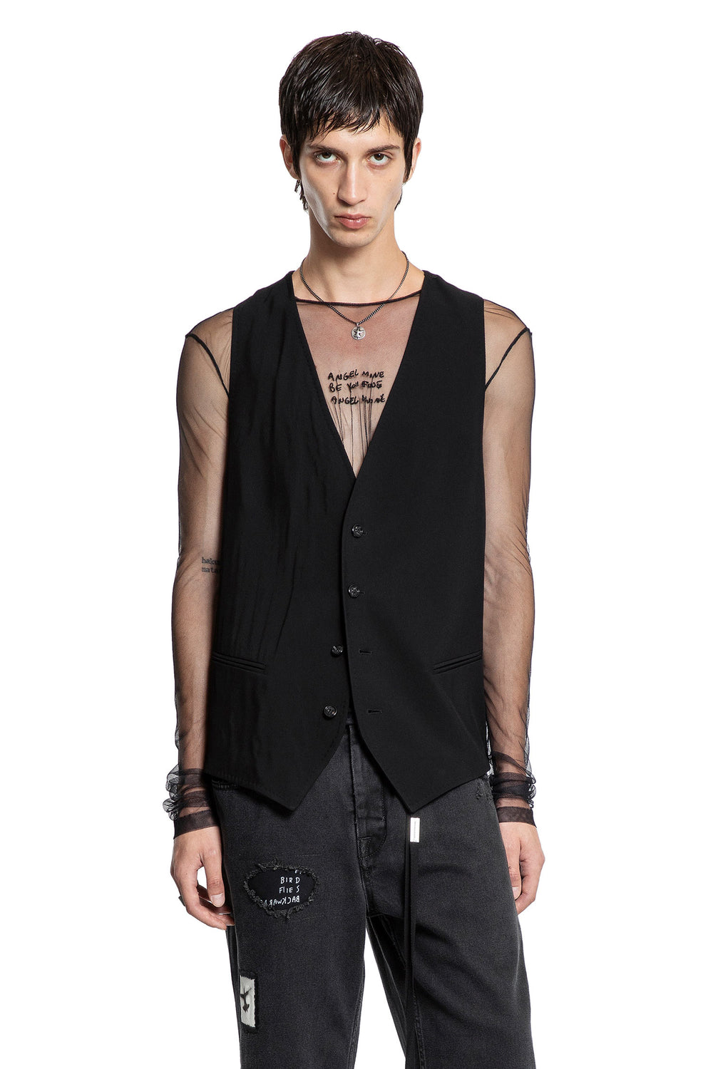 ANN DEMEULEMEESTER Juikko Classic Waistcoat man