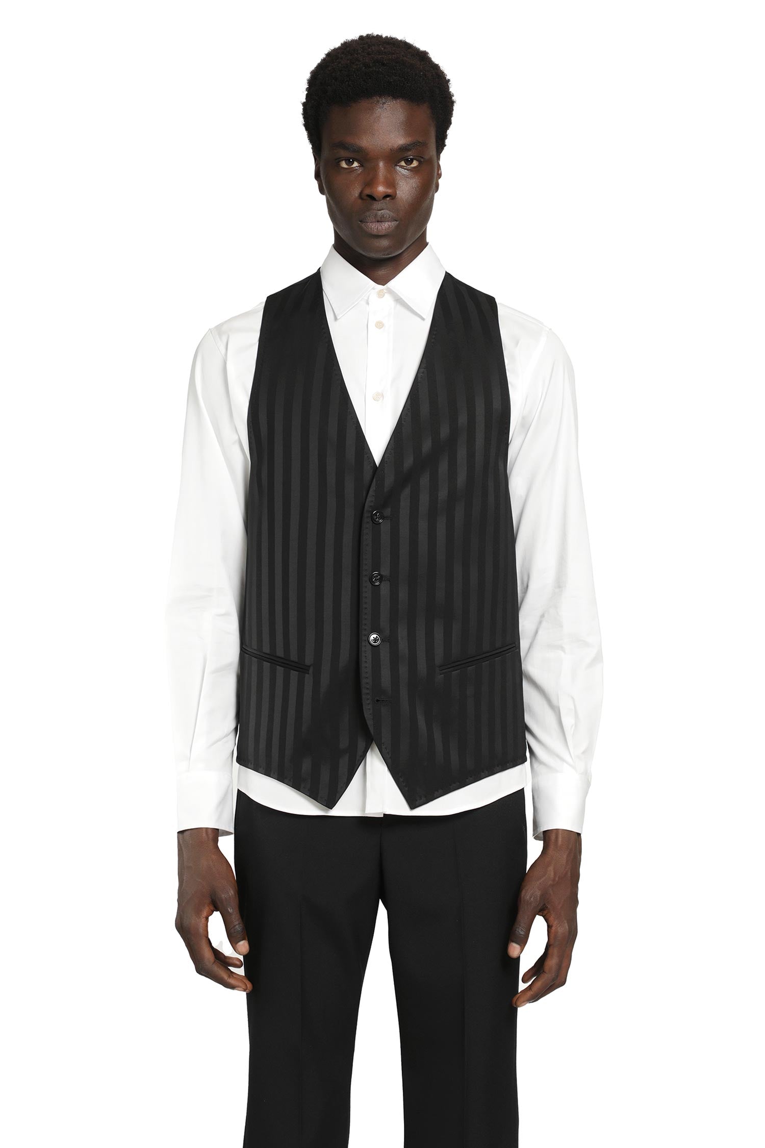 Juikko Striped Satin Waistcoat
