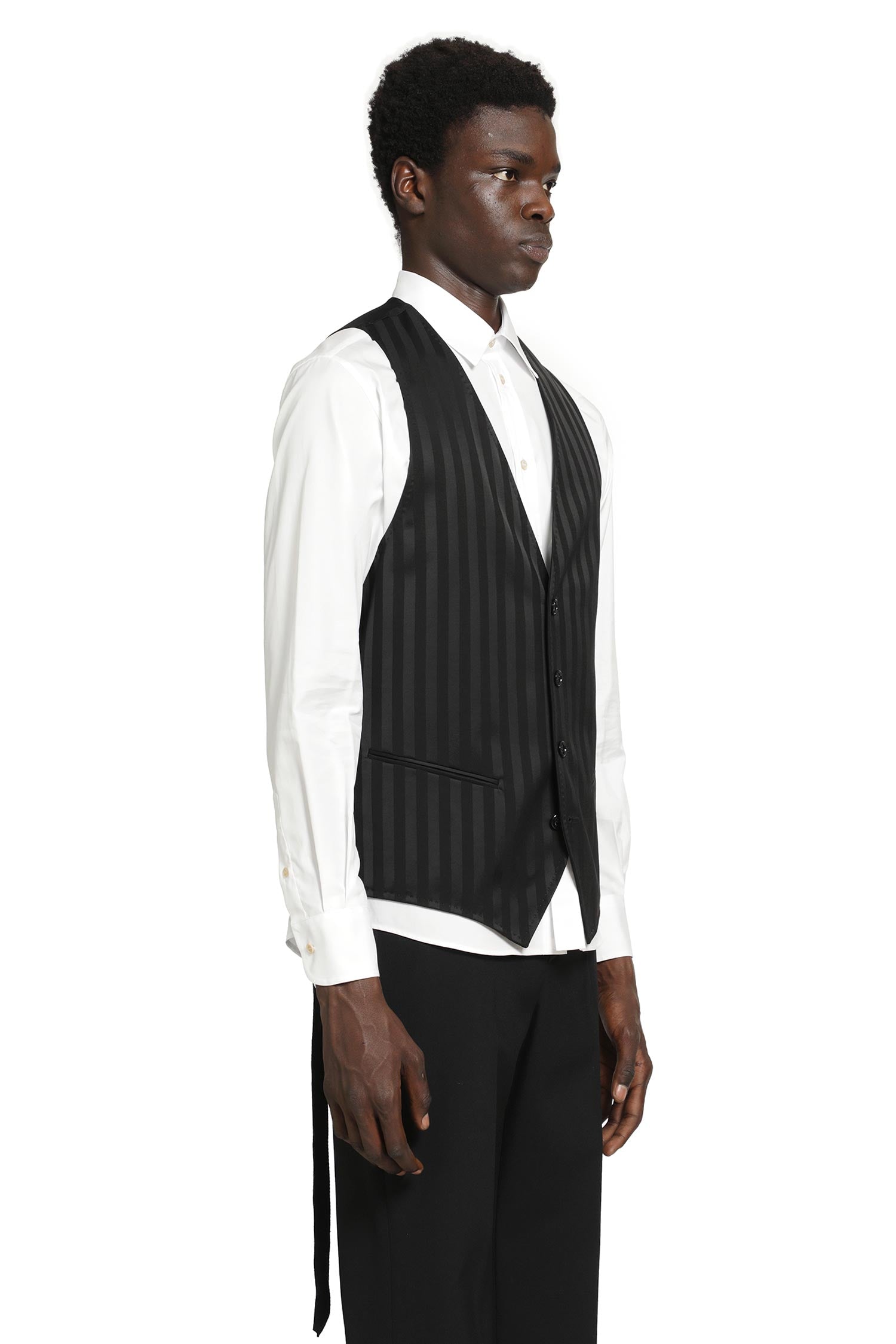 Juikko Striped Satin Waistcoat