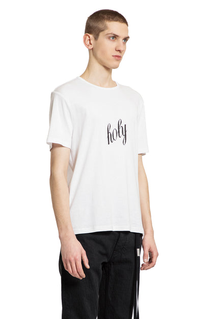 ANN DEMEULEMEESTER MAN WHITE T-SHIRTS & TANK TOPS