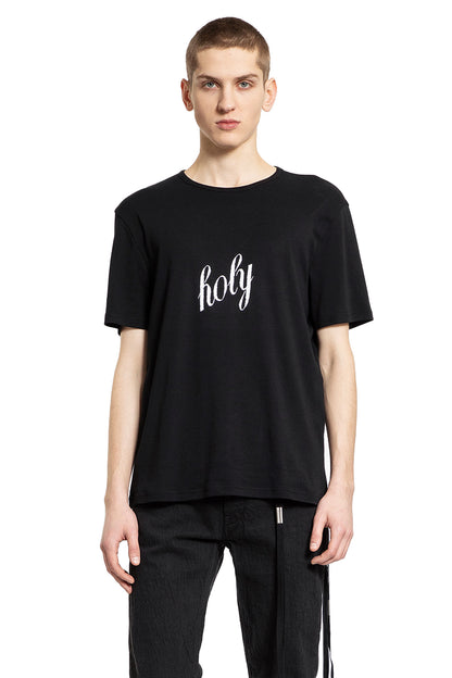 Antonioli ANN DEMEULEMEESTER MAN BLACK T-SHIRTS & TANK TOPS