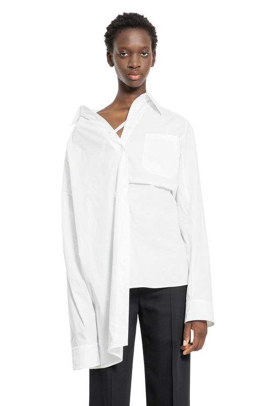 ANN DEMEULEMEESTER WOMAN WHITE SHIRTS