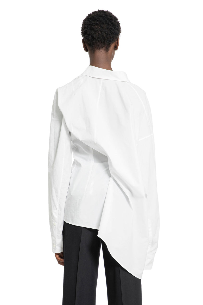 ANN DEMEULEMEESTER WOMAN WHITE SHIRTS