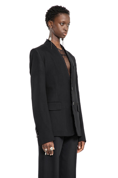 ANN DEMEULEMEESTER WOMAN BLACK BLAZERS