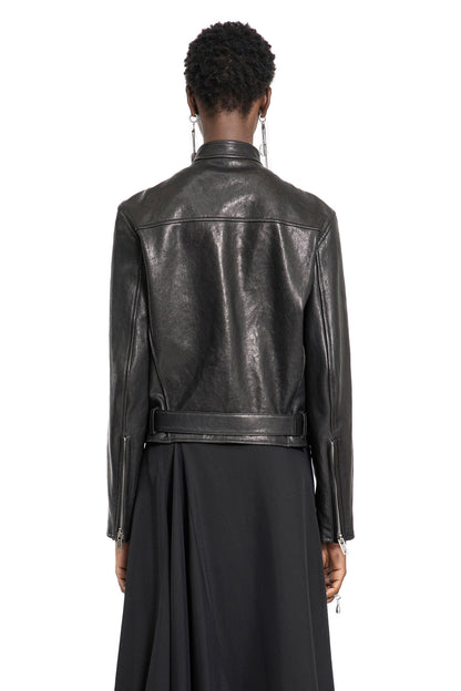 ANN DEMEULEMEESTER WOMAN BLACK JACKETS