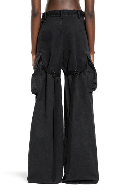 ANN DEMEULEMEESTER WOMAN BLACK TROUSERS