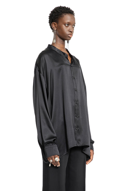 ANN DEMEULEMEESTER WOMAN BLACK SHIRTS