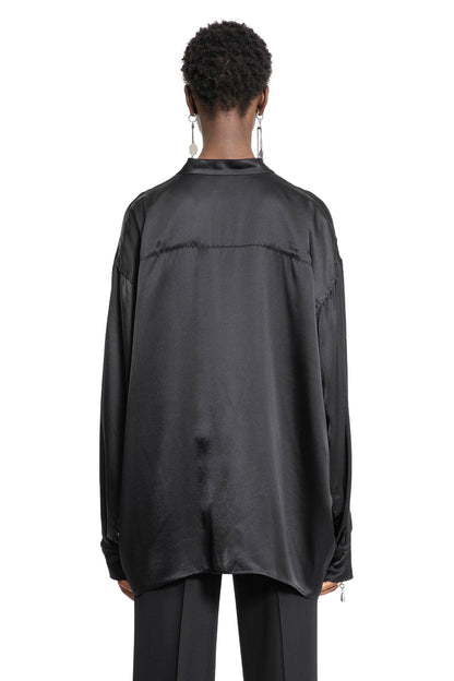 ANN DEMEULEMEESTER WOMAN BLACK SHIRTS