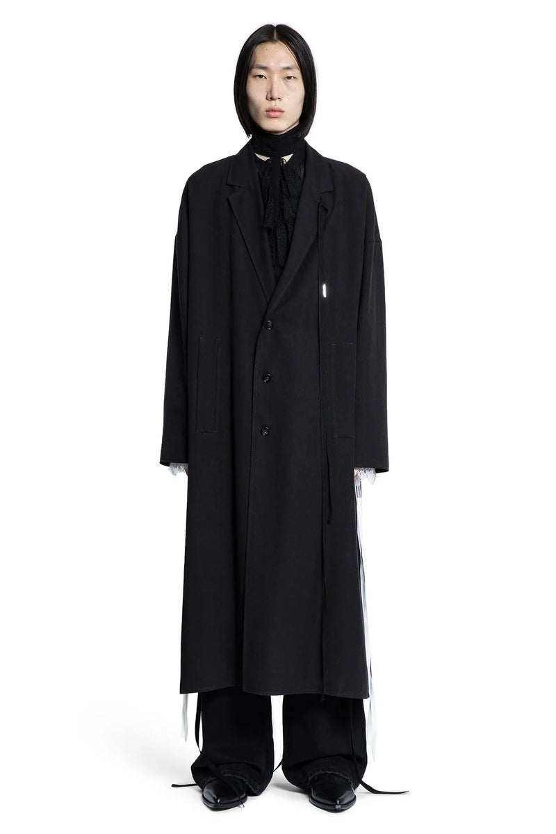 ANN DEMEULEMEESTER MAN BLACK COATS - Antonioli.eu