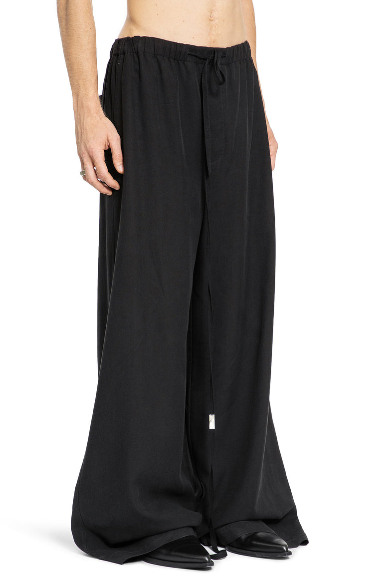 ANN DEMEULEMEESTER MAN BLACK TROUSERS