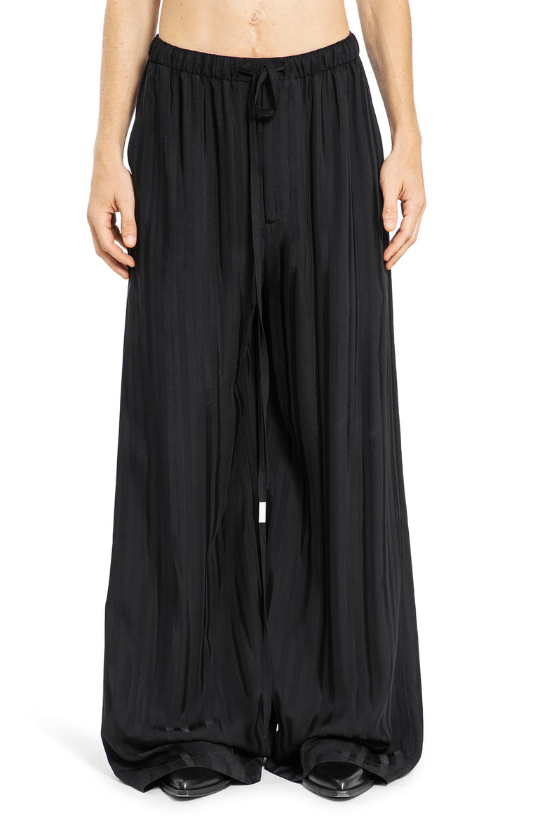 ANN DEMEULEMEESTER MAN BLACK TROUSERS