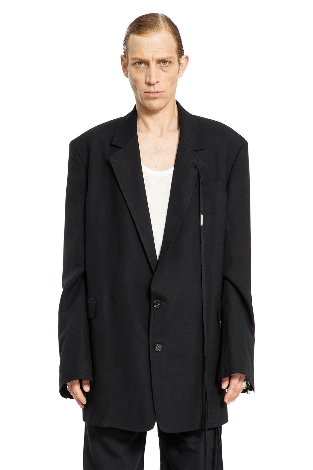 ANN DEMEULEMEESTER MAN BLACK BLAZERS