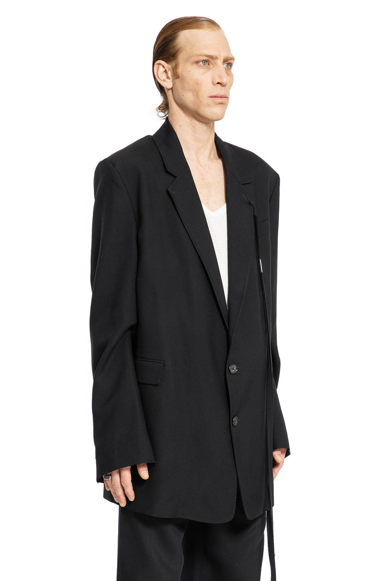 ANN DEMEULEMEESTER MAN BLACK BLAZERS