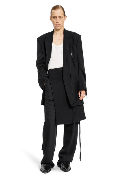 ANN DEMEULEMEESTER MAN BLACK BLAZERS