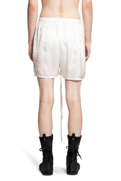 ANN DEMEULEMEESTER MAN OFF-WHITE SHORTS & SKIRTS