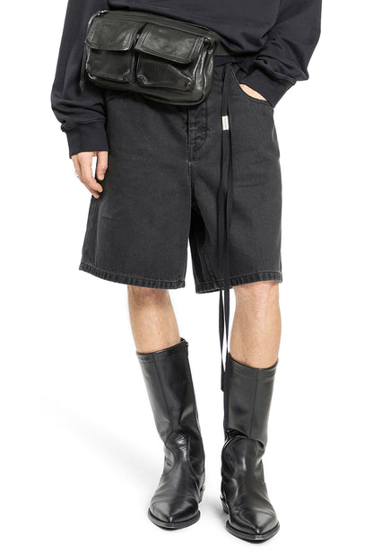 ANN DEMEULEMEESTER MAN GREY SHORTS & SKIRTS