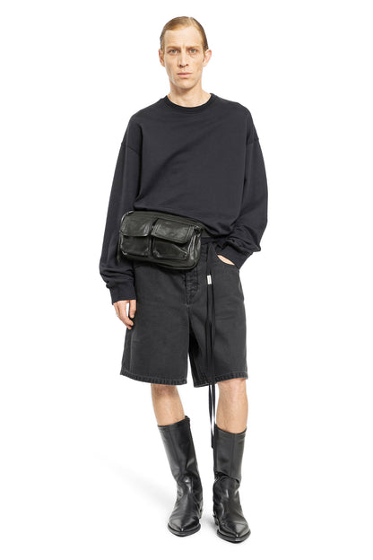 ANN DEMEULEMEESTER MAN GREY SHORTS & SKIRTS