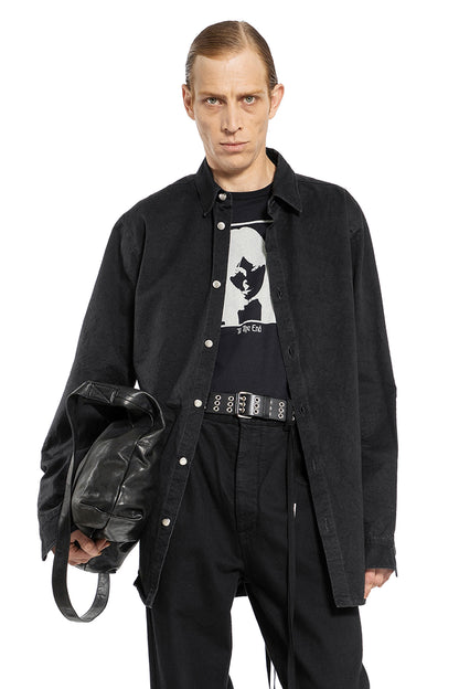 ANN DEMEULEMEESTER MAN BLACK SHIRTS