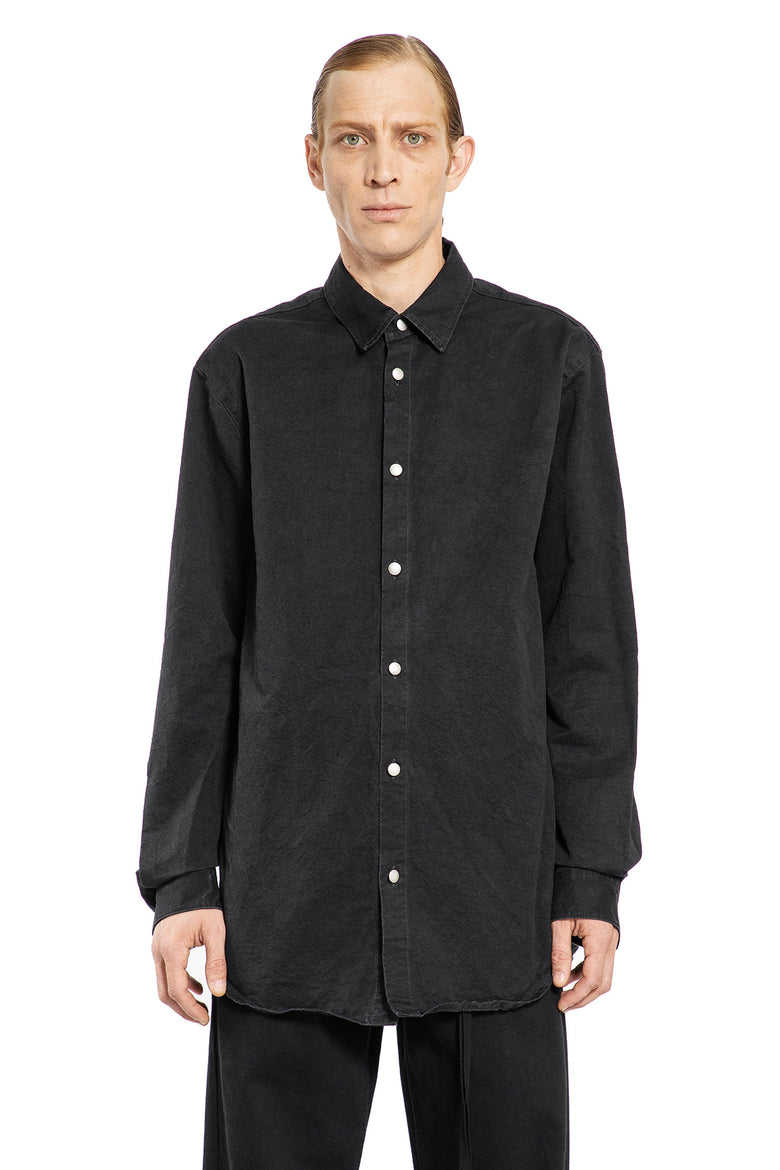 ANN DEMEULEMEESTER MAN BLACK SHIRTS