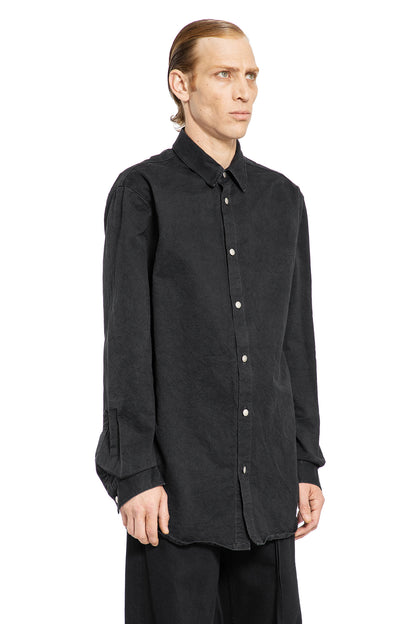 ANN DEMEULEMEESTER MAN BLACK SHIRTS