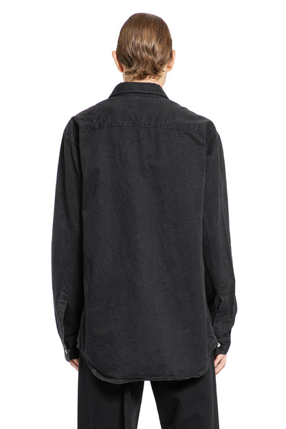 ANN DEMEULEMEESTER MAN BLACK SHIRTS