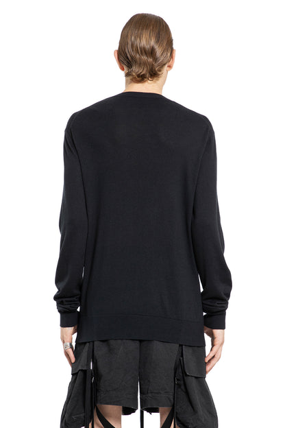 ANN DEMEULEMEESTER MAN BLACK KNITWEAR