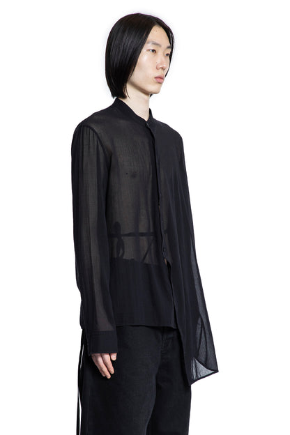 ANN DEMEULEMEESTER MAN BLACK SHIRTS