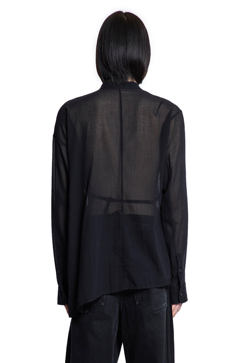 ANN DEMEULEMEESTER MAN BLACK SHIRTS