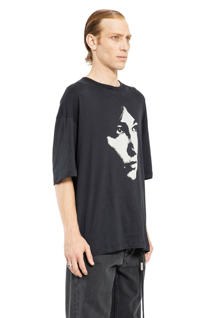 ANN DEMEULEMEESTER MAN BLACK T-SHIRTS & TANK TOPS