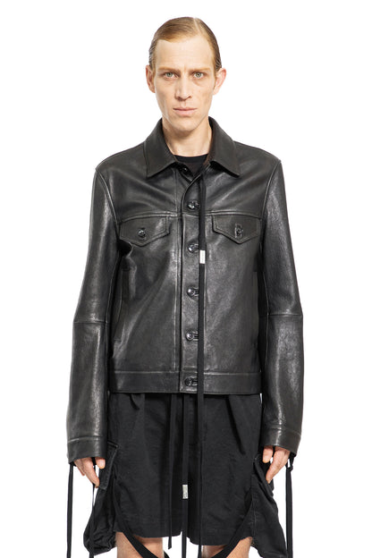 ANN DEMEULEMEESTER MAN BLACK JACKETS