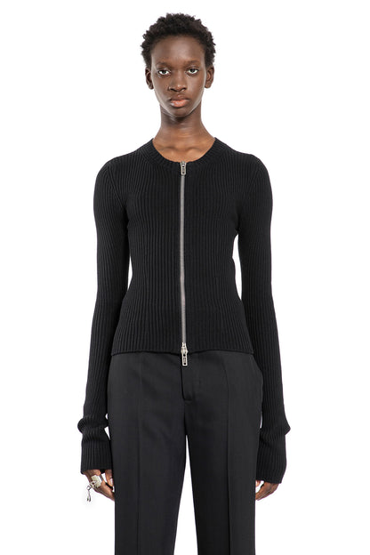 ANN DEMEULEMEESTER WOMAN BLACK KNITWEAR