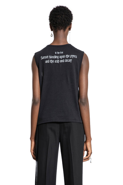 ANN DEMEULEMEESTER WOMAN BLACK TOPS