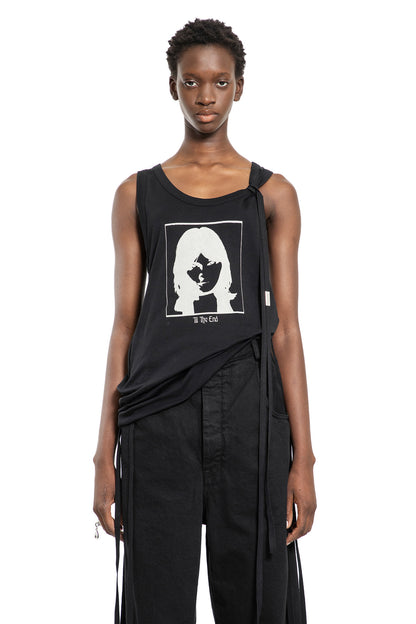 ANN DEMEULEMEESTER WOMAN BLACK TOPS