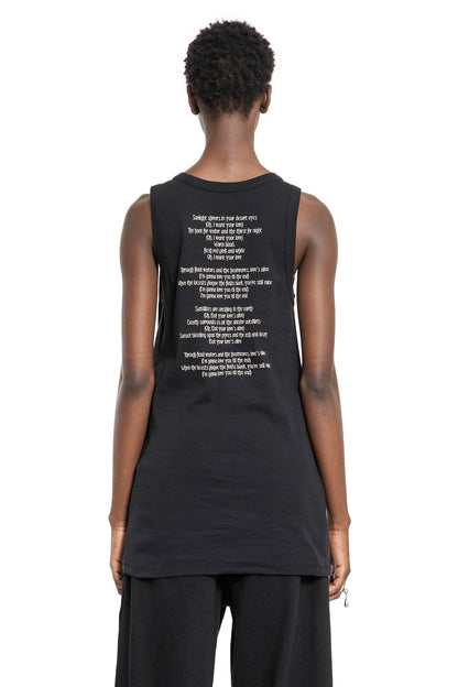 ANN DEMEULEMEESTER WOMAN BLACK TOPS