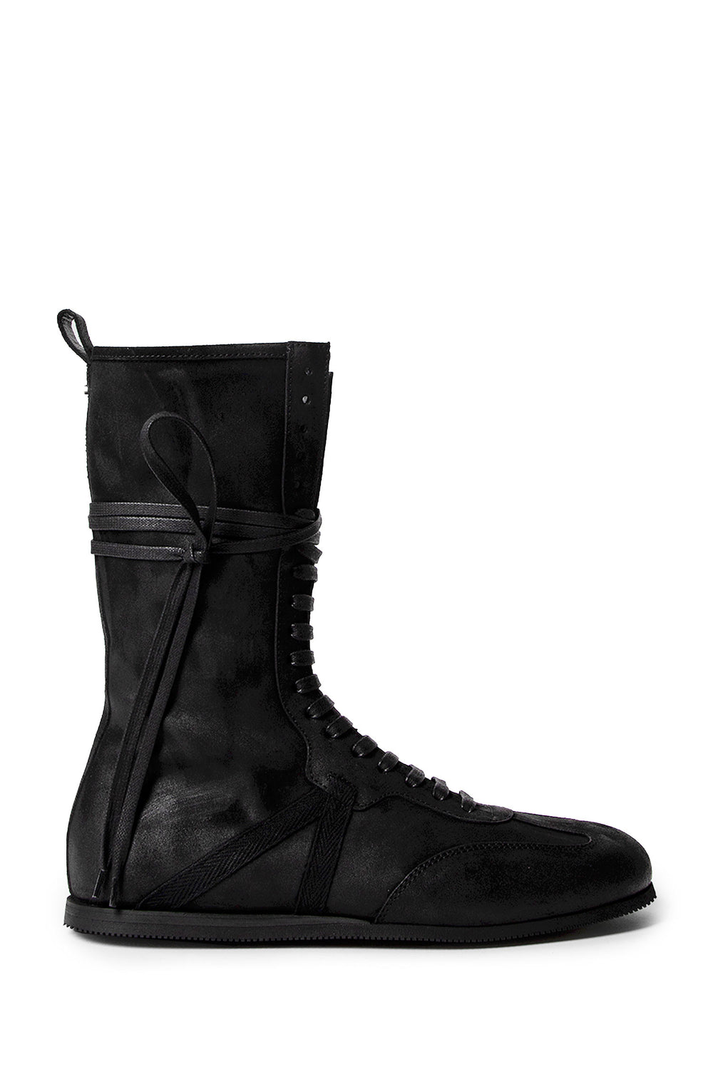 ANN DEMEULEMEESTER Fides Soft High-Top Boxing Sneakers woman