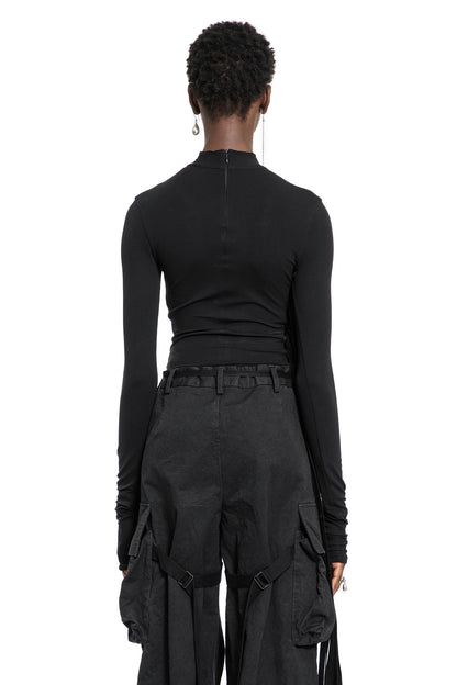 ANN DEMEULEMEESTER WOMAN BLACK TOPS