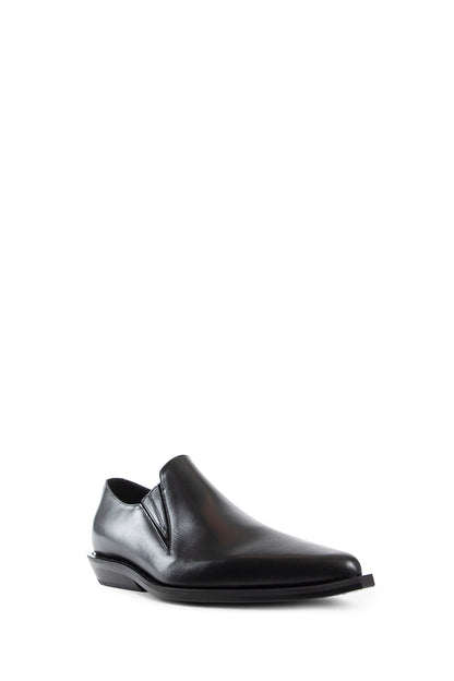 ANN DEMEULEMEESTER MAN BLACK LOAFERS & FLATS