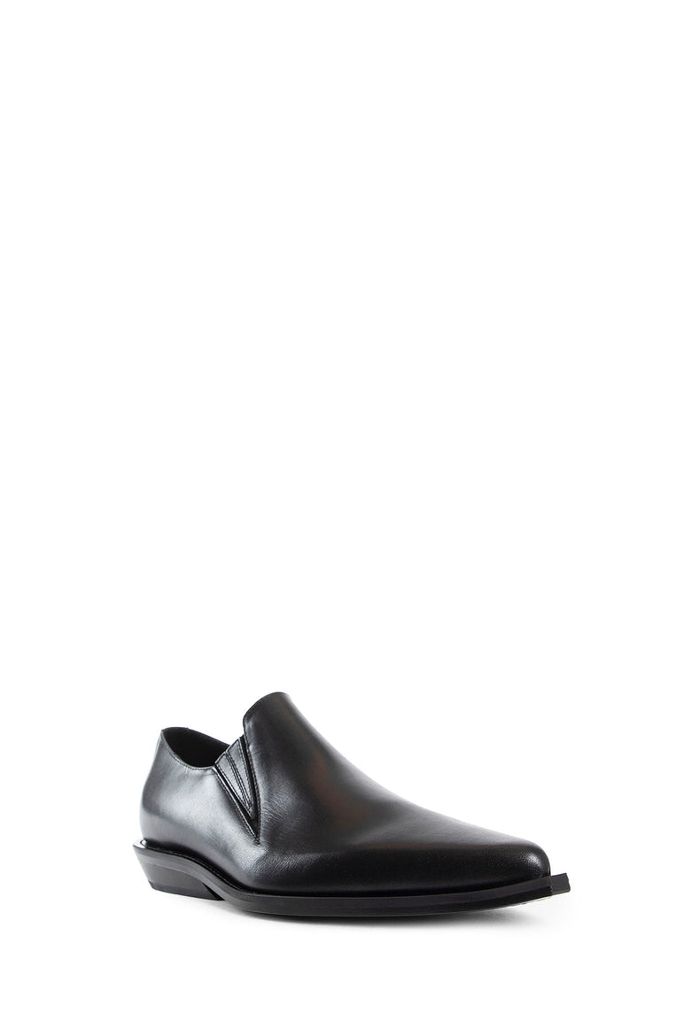 ANN DEMEULEMEESTER MAN BLACK LOAFERS & FLATS